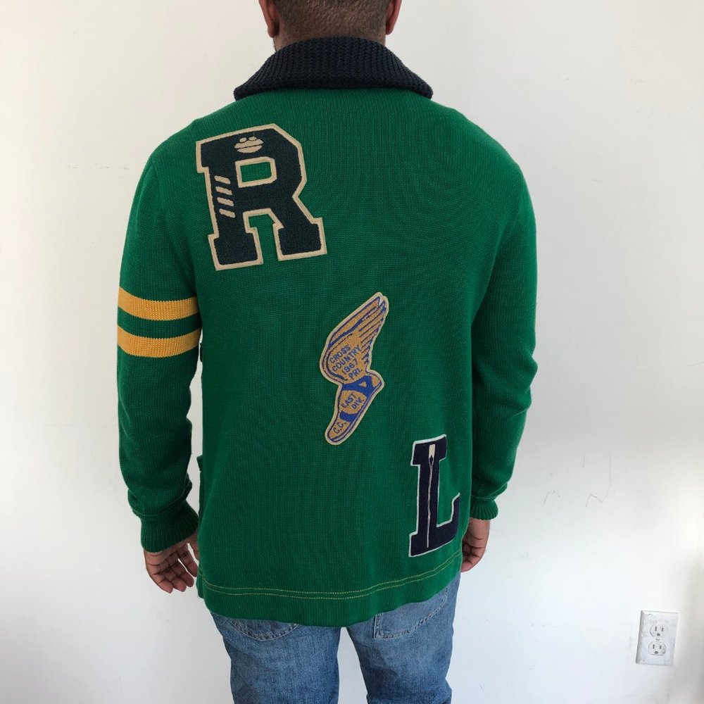 Polo Ralph Lauren Cardigan Letterman Cardigan - Picture 5 of 8